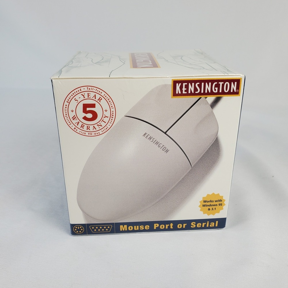 NOW VTG Kensington Mouse in a Box 64211 Replacement Windows 95 & 3.1 Serial Port